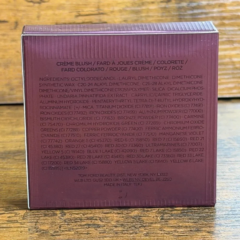 Tom Ford Crème Blush 01 Café Blush 6g Luxury Designer Makeup NIB